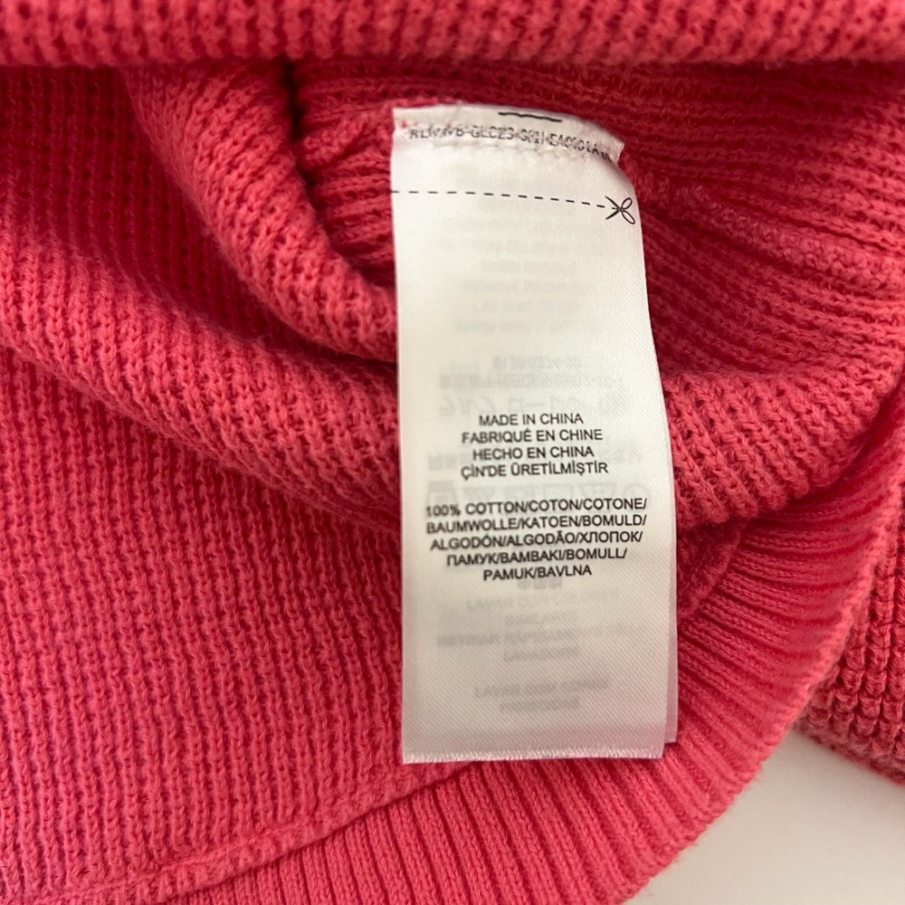 Lauren Ralph Lauren Pink Cowl Neck Knit Sweater Women's Size Small - Picture 6 of 8